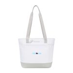 Custom Igloo Day Chiller Recycled Poly 9 Can Tote Soft Cooler - Cloud White with Company Logo - Personalized Bulk Corporate Gift
