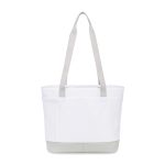 Custom Igloo Day Chiller Recycled Poly 9 Can Tote Soft Cooler - Cloud White with Company Logo - Personalized Bulk Corporate Gift - 4