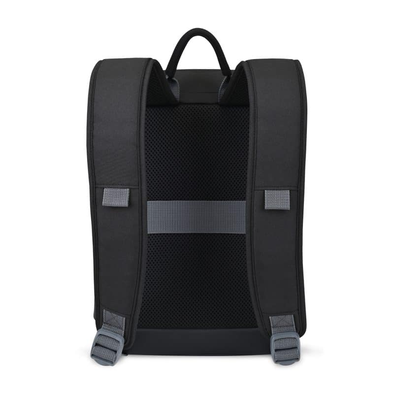 Custom Igloo Day Chiller Recycled Poly Backpack 12 Can Soft Cooler - Black with Company Logo - Personalized Bulk Corporate Gift - 4