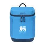 Custom Igloo Day Chiller Recycled Poly Backpack 12 Can Soft Cooler - Brilliant Blue with Company Logo - Personalized Bulk Corporate Gift