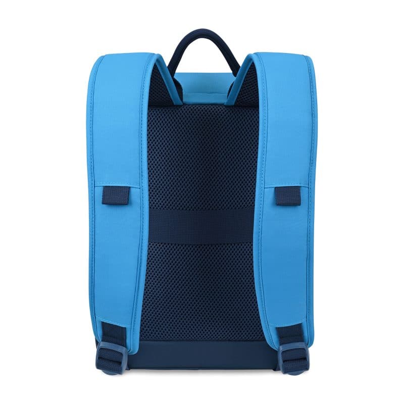 Custom Igloo Day Chiller Recycled Poly Backpack 12 Can Soft Cooler - Brilliant Blue with Company Logo - Personalized Bulk Corporate Gift - 4