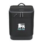 Custom Igloo Day Chiller Recycled Poly Backpack 24 Can Soft Cooler - Black with Company Logo - Personalized Bulk Corporate Gift