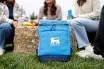 Custom Igloo Day Chiller Recycled Poly Backpack 24 Can Soft Cooler - Brilliant Blue with Company Logo - Personalized Bulk Corporate Gift - 6