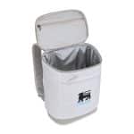 Custom Igloo Day Chiller Recycled Poly Backpack 24 Can Soft Cooler - Cloud White with Company Logo - Personalized Bulk Corporate Gift - 2