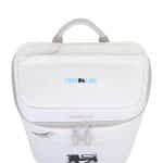Custom Igloo Day Chiller Recycled Poly Backpack 24 Can Soft Cooler - Cloud White with Company Logo - Personalized Bulk Corporate Gift - 3