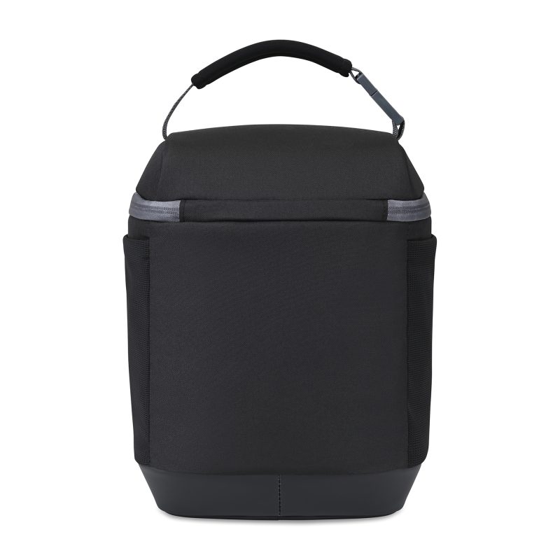 Custom Igloo Day Chiller Recycled Poly Box 8 Can Soft Cooler - Black with Company Logo - Personalized Bulk Corporate Gift - 3
