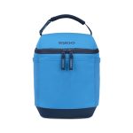Custom Igloo Day Chiller Recycled Poly Box 8 Can Soft Cooler - Brilliant Blue with Company Logo - Personalized Bulk Corporate Gift - 1