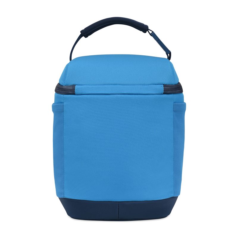Custom Igloo Day Chiller Recycled Poly Box 8 Can Soft Cooler - Brilliant Blue with Company Logo - Personalized Bulk Corporate Gift - 4