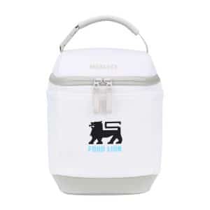 Custom Igloo Day Chiller Recycled Poly Box 8 Can Soft Cooler - Cloud White with Company Logo - Personalized Bulk Corporate Gift
