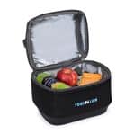 Custom Igloo Day Chiller Recycled Poly Lunch Bag Cooler - Black with Company Logo - Personalized Bulk Corporate Gift - 3