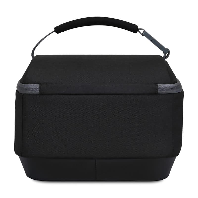 Custom Igloo Day Chiller Recycled Poly Lunch Bag Cooler - Black with Company Logo - Personalized Bulk Corporate Gift - 4