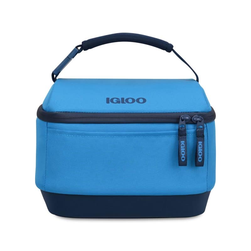 Custom Igloo Day Chiller Recycled Poly Lunch Bag Cooler - Brilliant Blue with Company Logo - Personalized Bulk Corporate Gift - 1