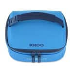 Custom Igloo Day Chiller Recycled Poly Lunch Bag Cooler - Brilliant Blue with Company Logo - Personalized Bulk Corporate Gift - 3