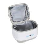 Custom Igloo Day Chiller Recycled Poly Lunch Bag Cooler - Cloud White with Company Logo - Personalized Bulk Corporate Gift - 3