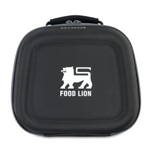 Custom Igloo Day Chiller Recycled Poly Lunch Box - Black with Company Logo - Personalized Bulk Corporate Gift