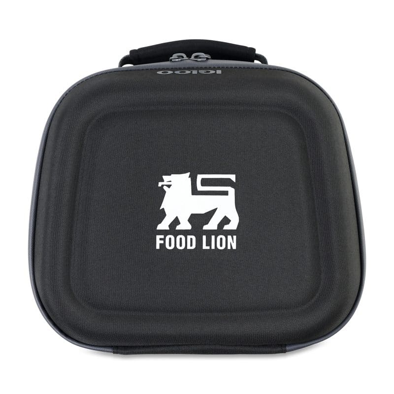 Custom Igloo Day Chiller Recycled Poly Lunch Box - Black with Company Logo - Personalized Bulk Corporate Gift