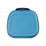 Custom Igloo Day Chiller Recycled Poly Lunch Box - Brilliant Blue with Company Logo - Personalized Bulk Corporate Gift - 1