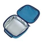 Custom Igloo Day Chiller Recycled Poly Lunch Box - Brilliant Blue with Company Logo - Personalized Bulk Corporate Gift - 2