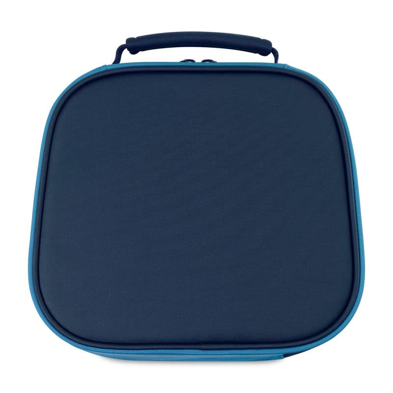 Custom Igloo Day Chiller Recycled Poly Lunch Box - Brilliant Blue with Company Logo - Personalized Bulk Corporate Gift - 3