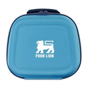 Custom Igloo Day Chiller Recycled Poly Lunch Box - Brilliant Blue with Company Logo - Personalized Bulk Corporate Gift