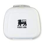 Custom Igloo Day Chiller Recycled Poly Lunch Box - Cloud White with Company Logo - Personalized Bulk Corporate Gift
