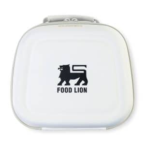 Custom Igloo Day Chiller Recycled Poly Lunch Box - Cloud White with Company Logo - Personalized Bulk Corporate Gift