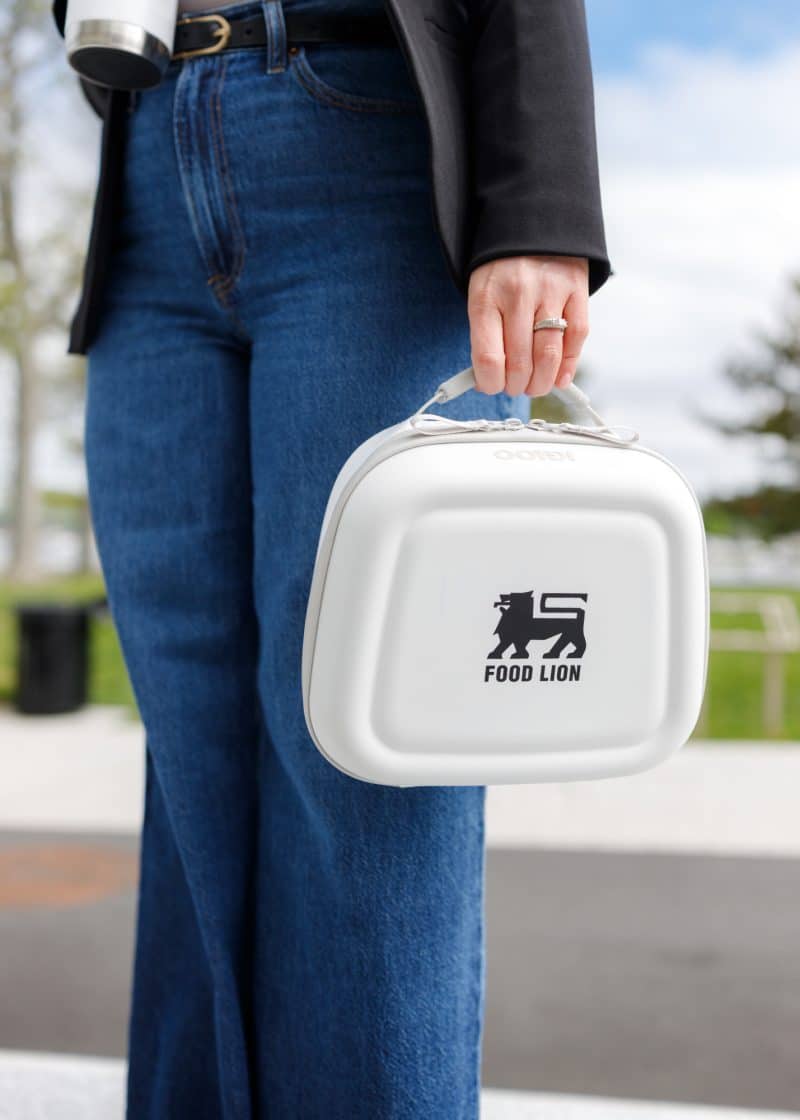 Custom Igloo Day Chiller Recycled Poly Lunch Box - Cloud White with Company Logo - Personalized Bulk Corporate Gift - 7