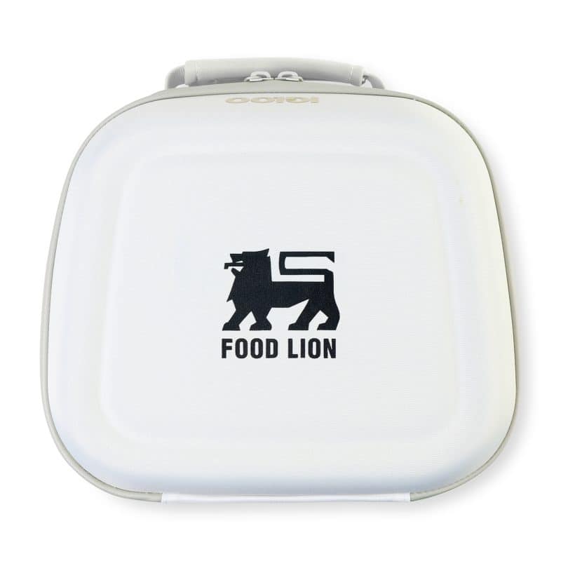 Custom Igloo Day Chiller Recycled Poly Lunch Box - Cloud White with Company Logo - Personalized Bulk Corporate Gift