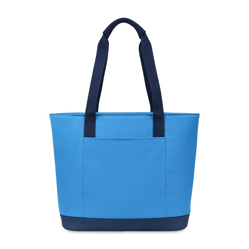 Custom Igloo Day Chiller Recycled Poly Tote 20 Can Soft Cooler - Brilliant Blue with Company Logo - Personalized Bulk Corporate Gift - 4