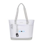 Custom Igloo Day Chiller Recycled Poly Tote 20 Can Soft Cooler - Cloud White with Company Logo - Personalized Bulk Corporate Gift - 4