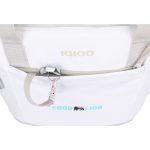 Custom Igloo Day Chiller Recycled Poly Tote 20 Can Soft Cooler - Cloud White with Company Logo - Personalized Bulk Corporate Gift - 5