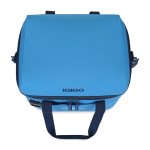 Custom Igloo Day Chiller Recycled Poly XL Box 38 Can Soft Cooler - Brilliant Blue with Company Logo - Personalized Bulk Corporate Gift - 3