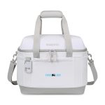 Custom Igloo Day Chiller Recycled Poly XL Box 38 Can Soft Cooler - Cloud White with Company Logo - Personalized Bulk Corporate Gift