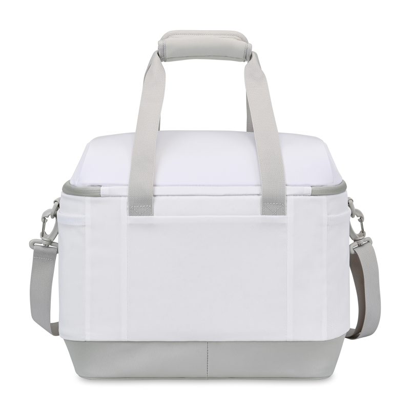 Custom Igloo Day Chiller Recycled Poly XL Box 38 Can Soft Cooler - Cloud White with Company Logo - Personalized Bulk Corporate Gift - 4