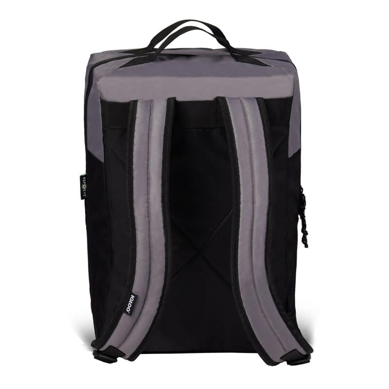 Custom Igloo Fundamentals Lotus Backpack Cooler - Black-Dark Grey with Company Logo - Personalized Bulk Corporate Gift - 9