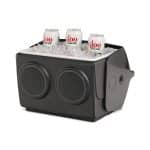 Custom Igloo Kooltunes 14 Qt Cooler - Black with Company Logo - Personalized Bulk Corporate Gift - 2