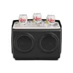 Custom Igloo Kooltunes 14 Qt Cooler - Black with Company Logo - Personalized Bulk Corporate Gift - 3