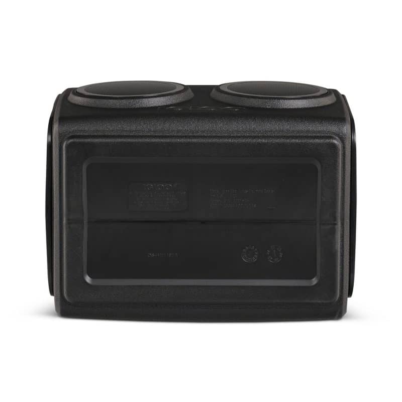 Custom Igloo Kooltunes 14 Qt Cooler - Black with Company Logo - Personalized Bulk Corporate Gift - 6