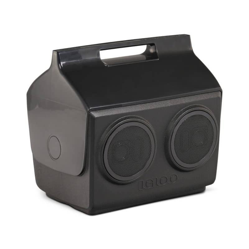 Custom Igloo Kooltunes 14 Qt Cooler - Black with Company Logo - Personalized Bulk Corporate Gift - 8