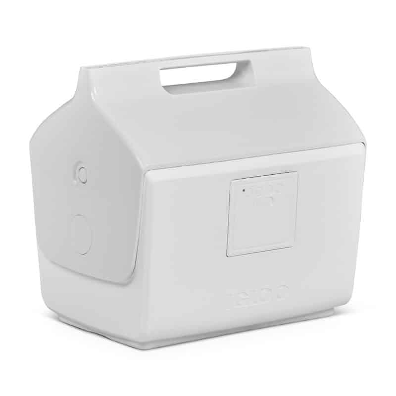 Custom Igloo Kooltunes 14 Qt Cooler - White with Company Logo - Personalized Bulk Corporate Gift - 4