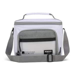 Custom Igloo Marine 12 Can Cube Cooler - White with Company Logo - Personalized Bulk Corporate Gift