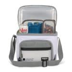Custom Igloo Marine 12 Can Cube Cooler - White with Company Logo - Personalized Bulk Corporate Gift - 5