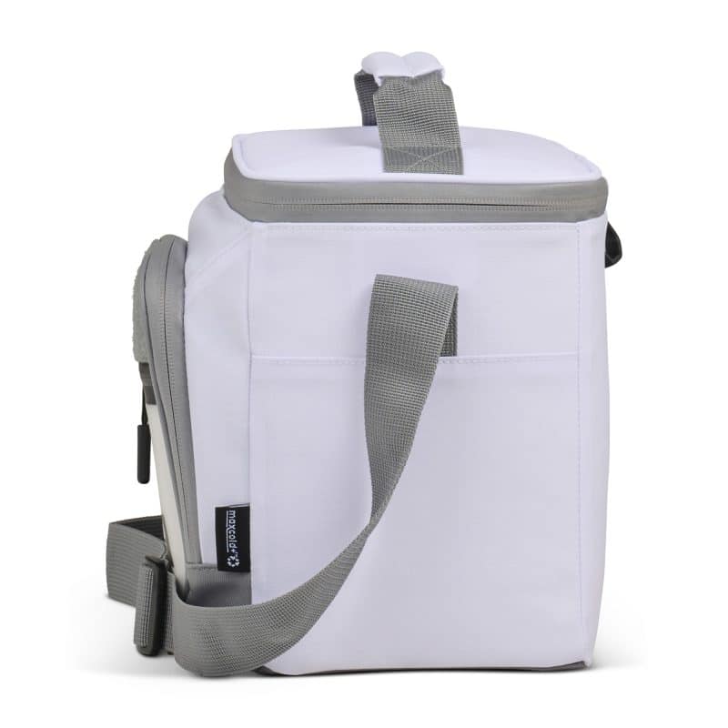 Custom Igloo Marine 12 Can Cube Cooler - White with Company Logo - Personalized Bulk Corporate Gift - 9