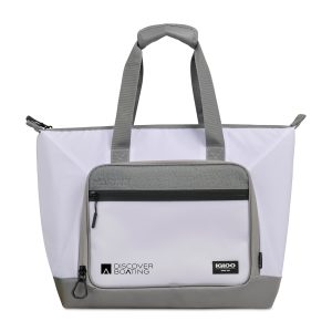 Custom Igloo Marine 30 Can Tote Cooler - White with Company Logo - Personalized Bulk Corporate Gift