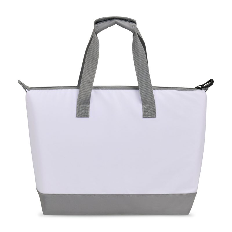 Custom Igloo Marine 30 Can Tote Cooler - White with Company Logo - Personalized Bulk Corporate Gift - 8