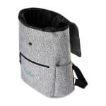 Custom Igloo Moxie Cinch Backpack Cooler - Heather Gray with Company Logo - Personalized Bulk Corporate Gift - 2