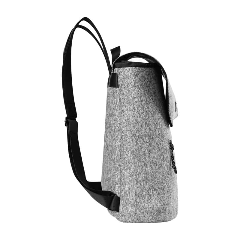 Custom Igloo Moxie Cinch Backpack Cooler - Heather Gray with Company Logo - Personalized Bulk Corporate Gift - 5