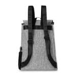 Custom Igloo Moxie Cinch Backpack Cooler - Heather Gray with Company Logo - Personalized Bulk Corporate Gift - 6