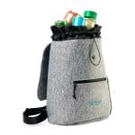 Custom Igloo Moxie Cinch Backpack Cooler - Heather Gray with Company Logo - Personalized Bulk Corporate Gift - 8