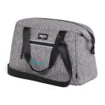 Custom Igloo Moxie Medium Duffel Cooler - Heather Gray with Company Logo - Personalized Bulk Corporate Gift - 2